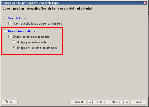 Caspio setting to use an external URL parameter instead of its search form